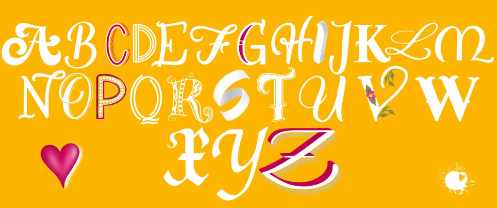 KissingLetters von A bis Z